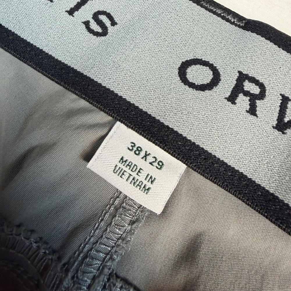 Orvis Performance Pants Mens 38x29 Gray Stretch Outdoor Hiking Item 1716851 NOTE - Picture 2 of 10